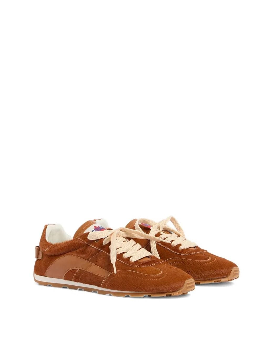 DSquared² Brown Dc-642 Leather Sneakers for men