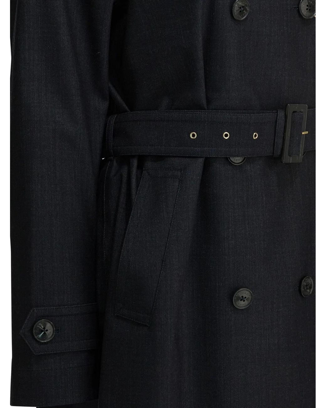 Herno Black Polyester Wool Jacket