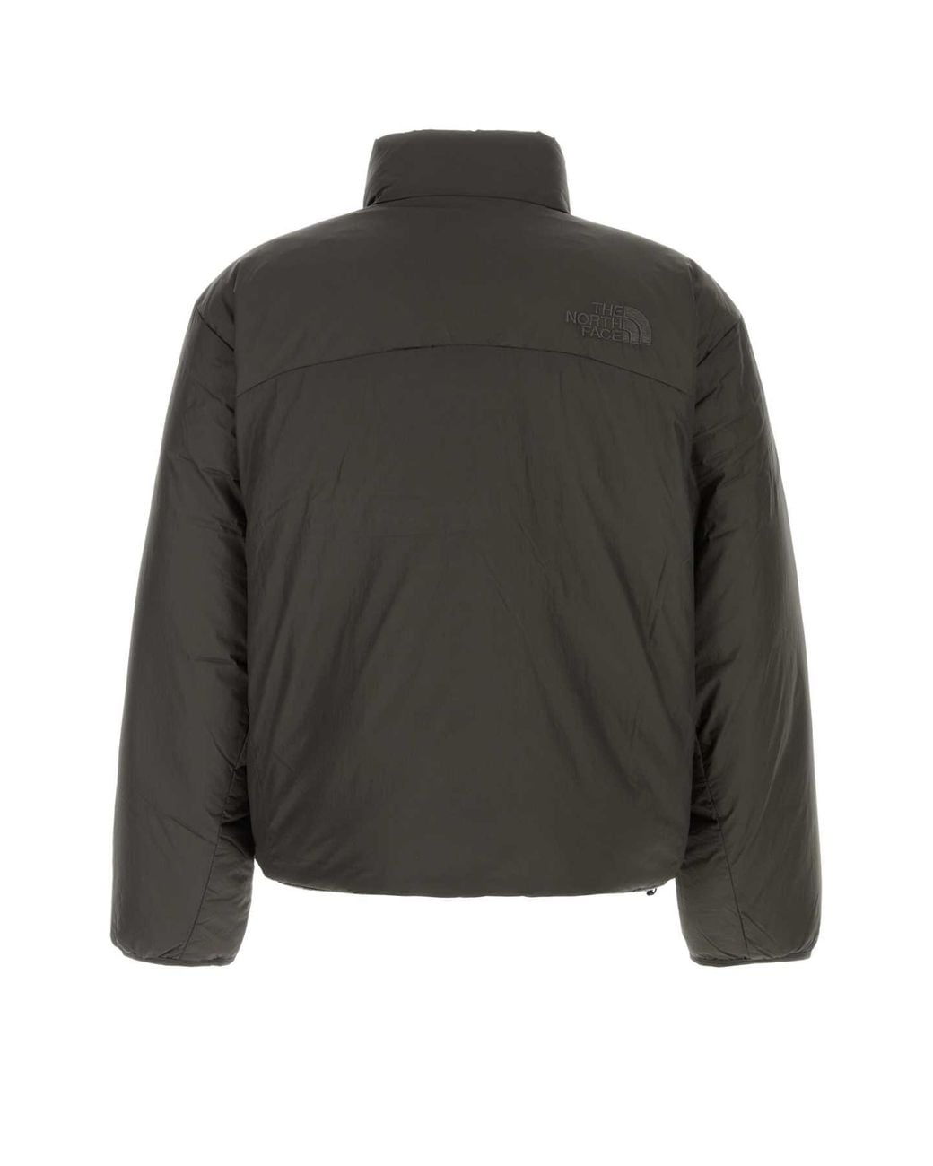 The North Face Black M Pertex Nuptse Reversible Jacket Lead/Tnf for men
