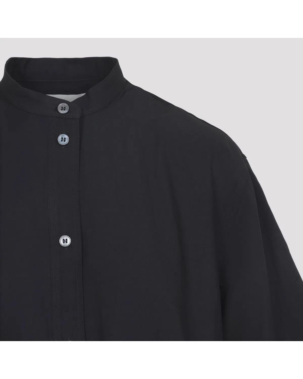 Studio Nicholson Black Bloch Short Ikela Dress