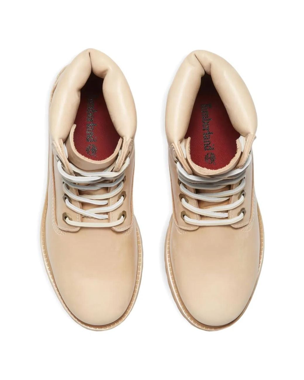 Timberland Natural Leather Rubber Boots