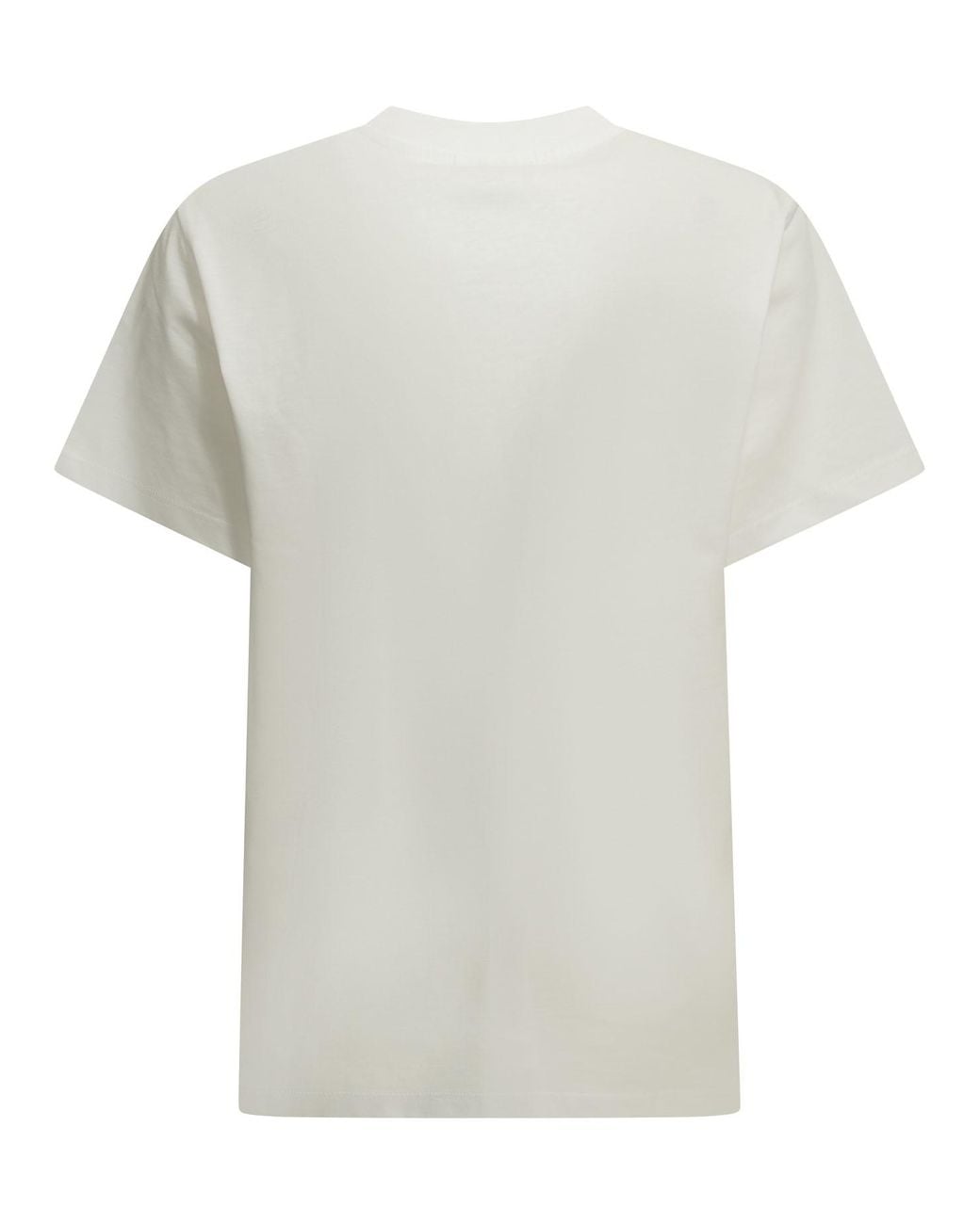 Ganni Gray "Mushroom Teddy" Crew-Neck T-Shirt