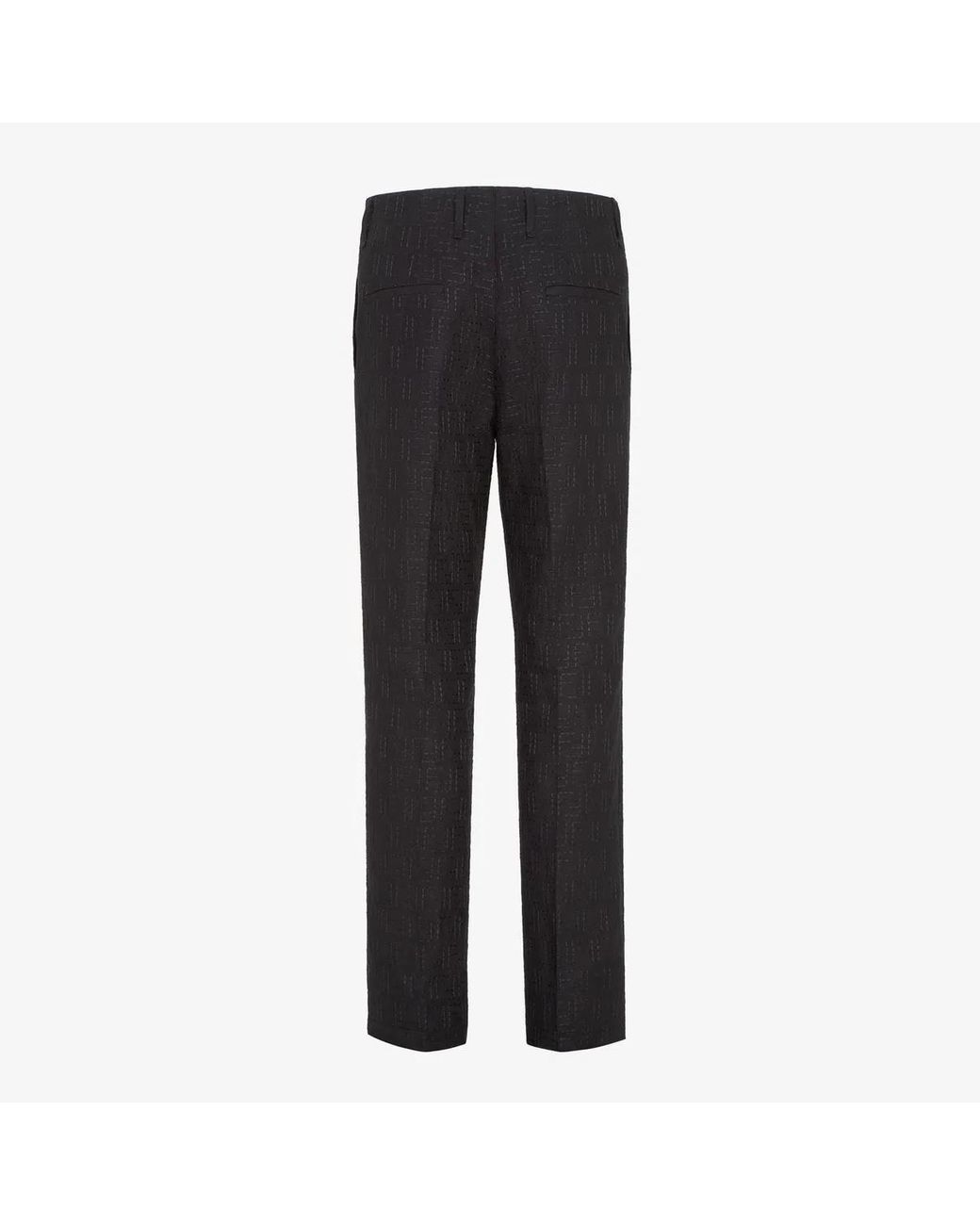 Fendi Gray Tailored Trousers For Ss25 for men