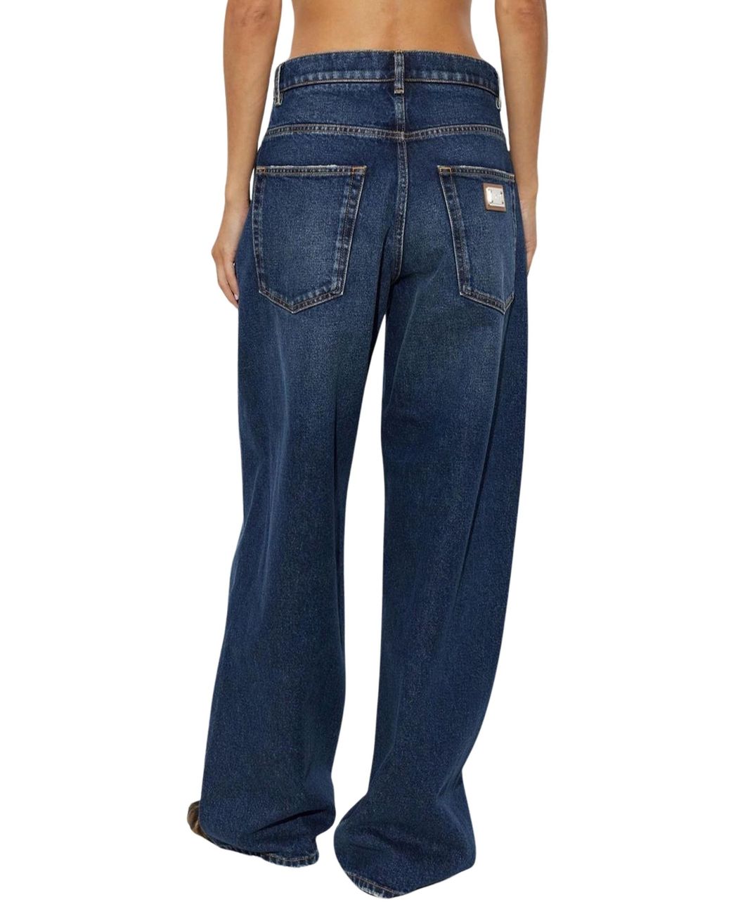 Dolce & Gabbana Blue Dolce & Gabbana 5-Pocket Denim Trousers