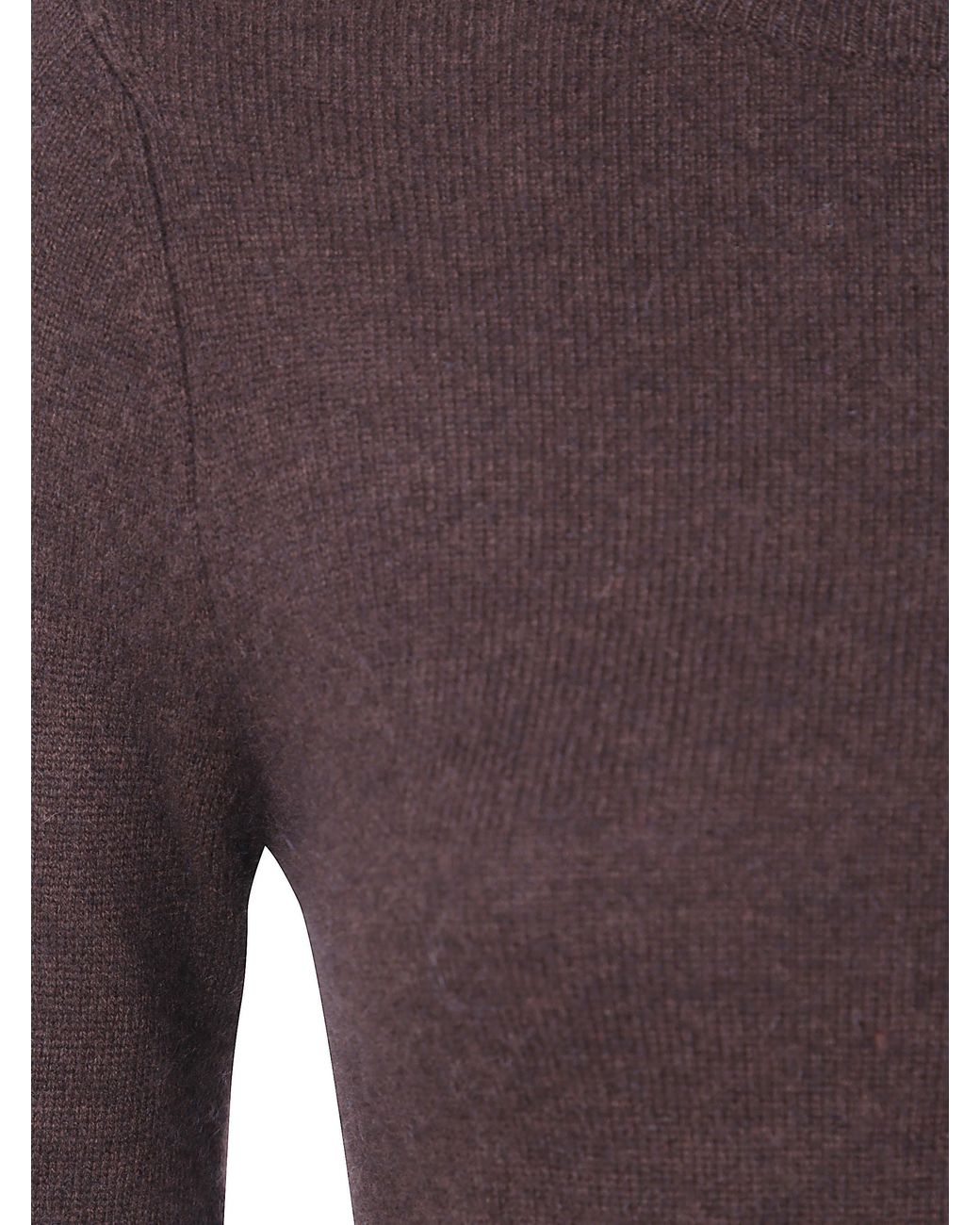 ABSOLUT CASHMERE Brown "Catelina" Round Neck Sweater
