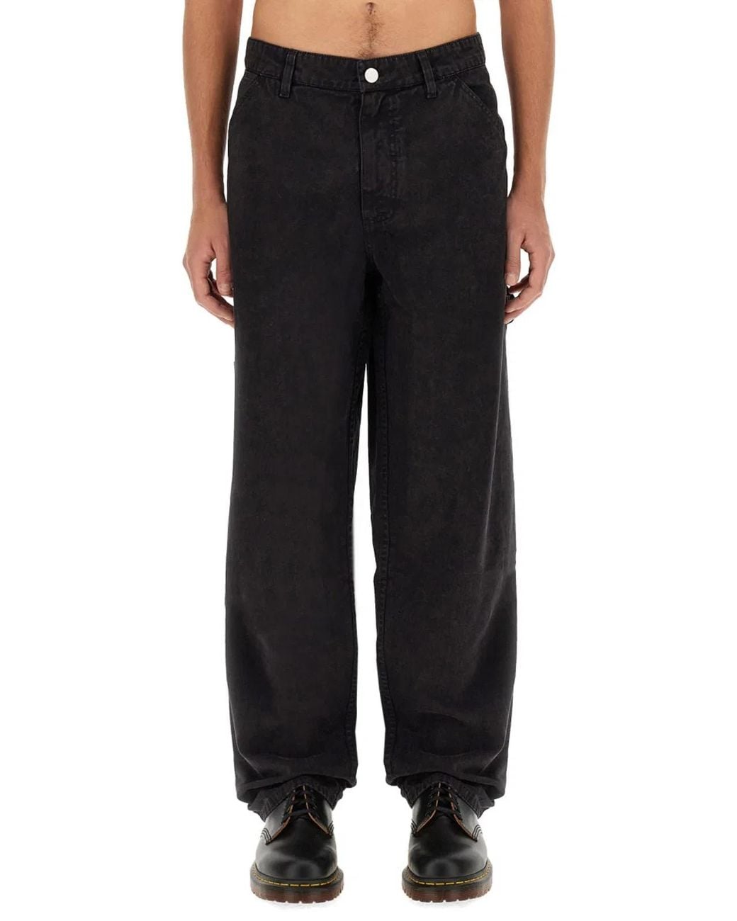 AWAKE NY Black Cotton Jeans for men