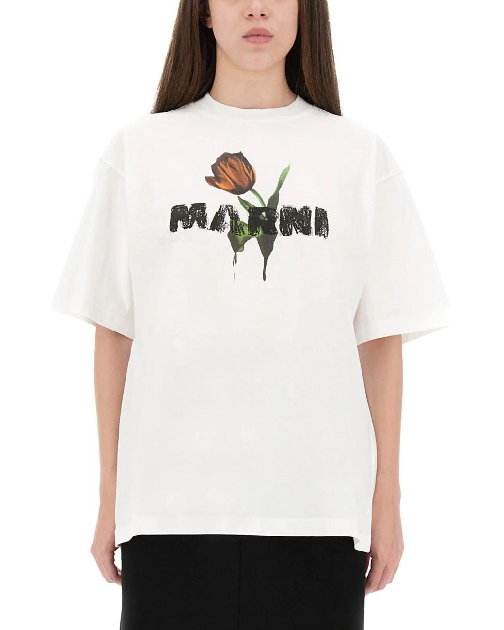 Marni White T-Shirt By