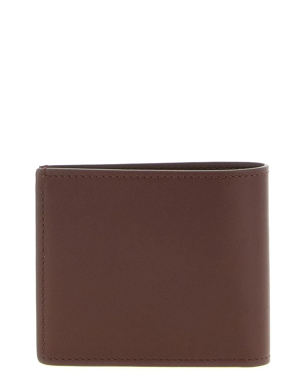 Brunello Cucinelli Brown Leather Wallet for men