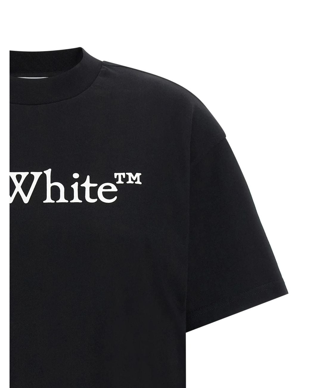 Off-White c/o Virgil Abloh Black Big Logo Bookish T-Shirt