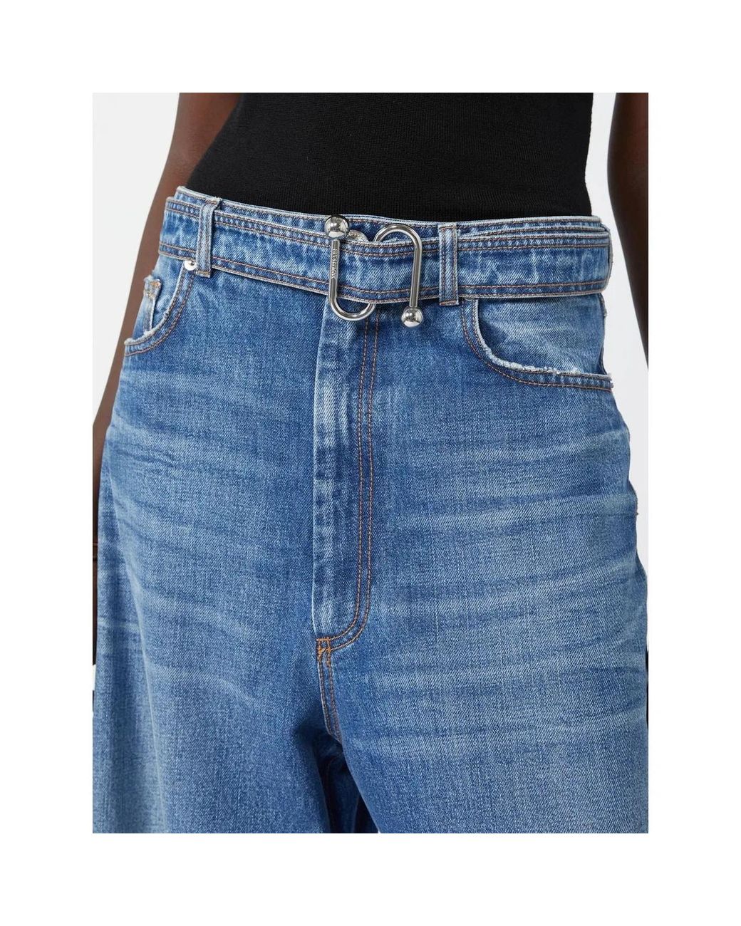 Max Mara Blue Spdprocida Denim Trouser