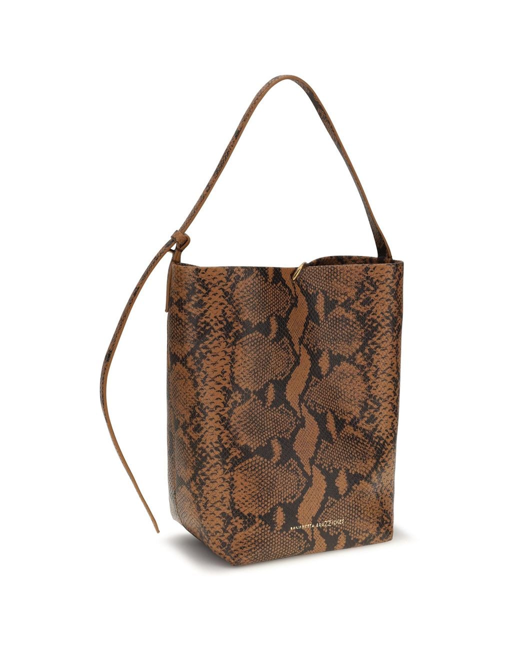 Benedetta Bruzziches Brown Medium Doudou Tout Le Jour Bucket Bag