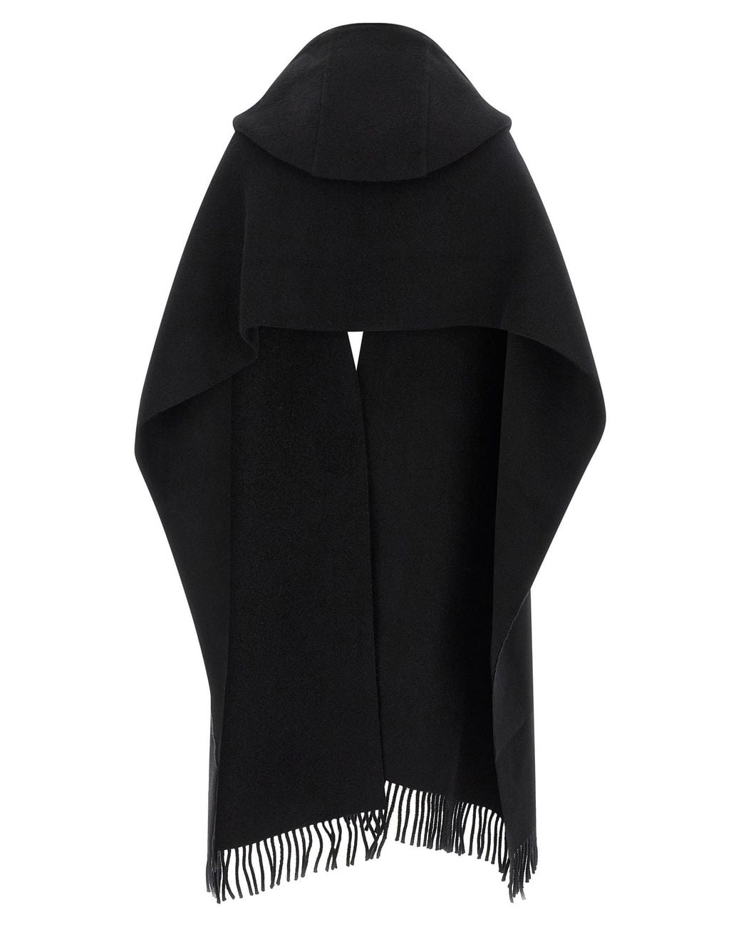 Brunello Cucinelli Black Hooded Scarf