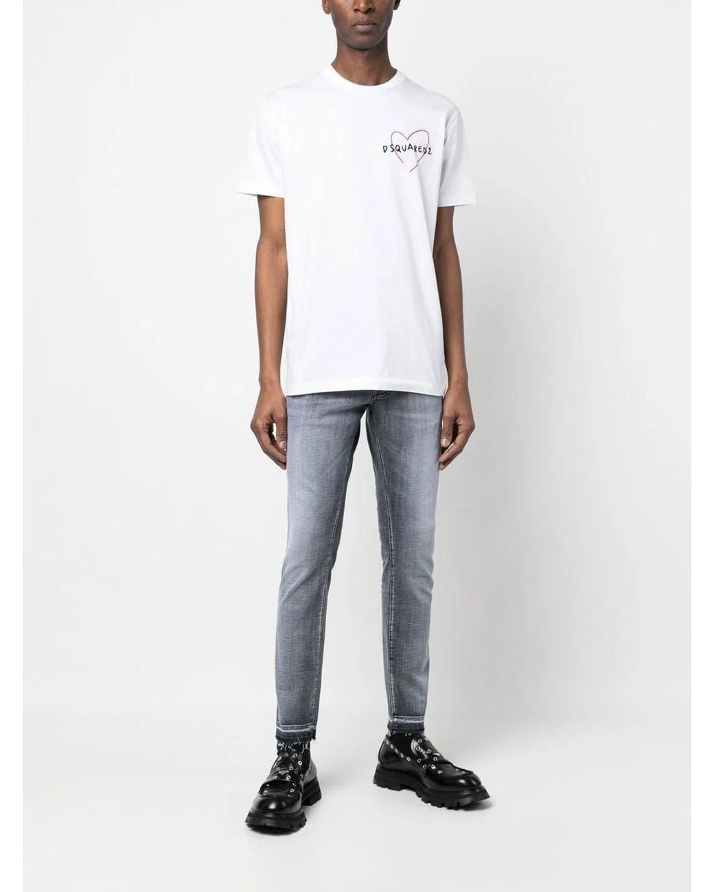 DSquared² Blue Pants 5 Pockets for men