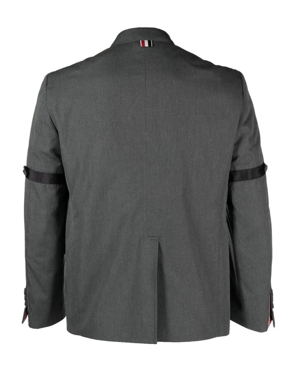 Thom Browne Black Unstructured Straight Fit Sb S/C With Gg Armband for men