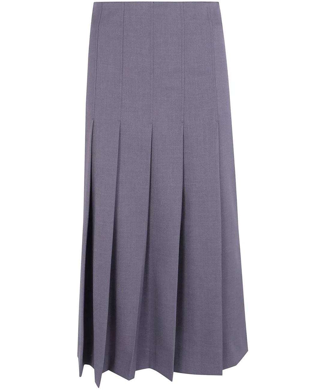 DR. HOPE Purple Asymetrical Midi Skirt