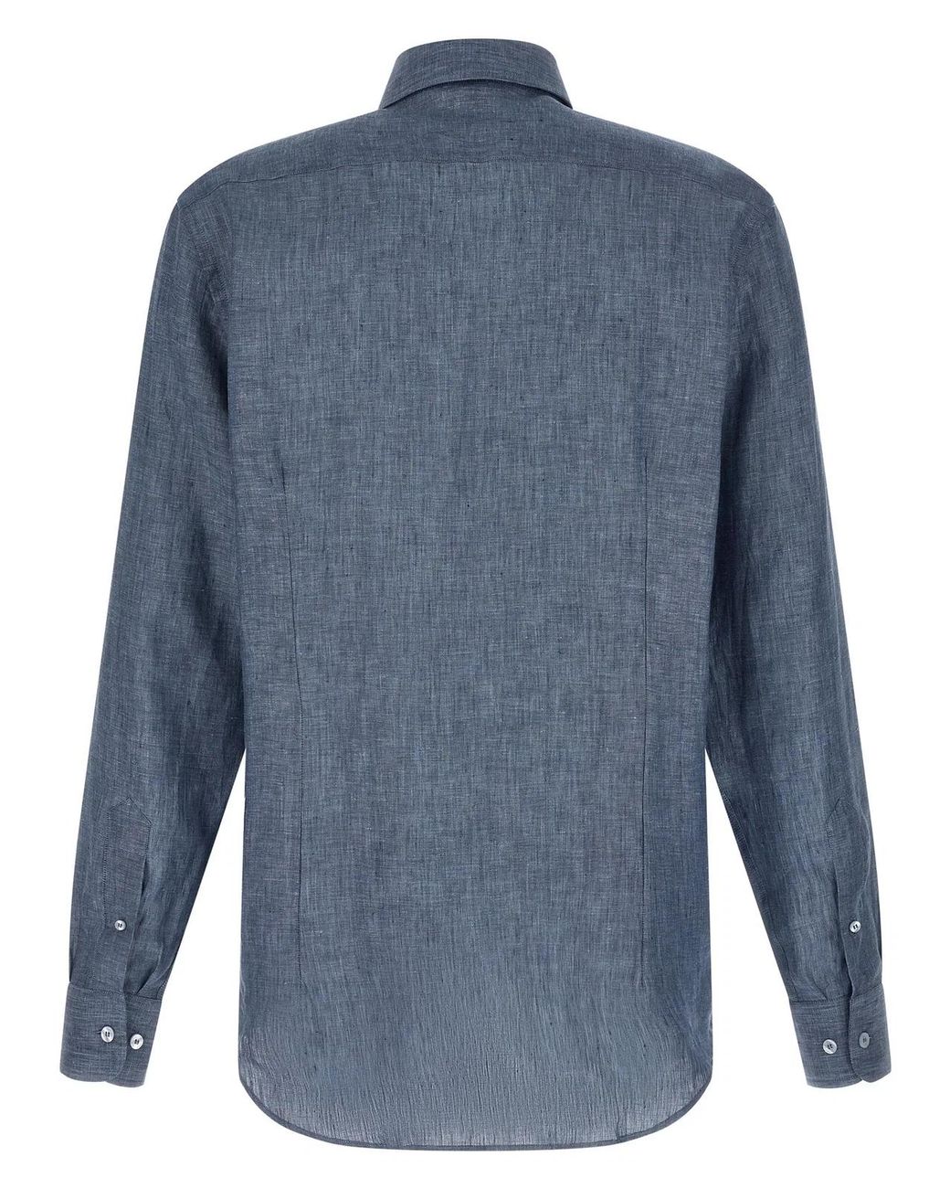 Etro Blue Linen Shirt for men