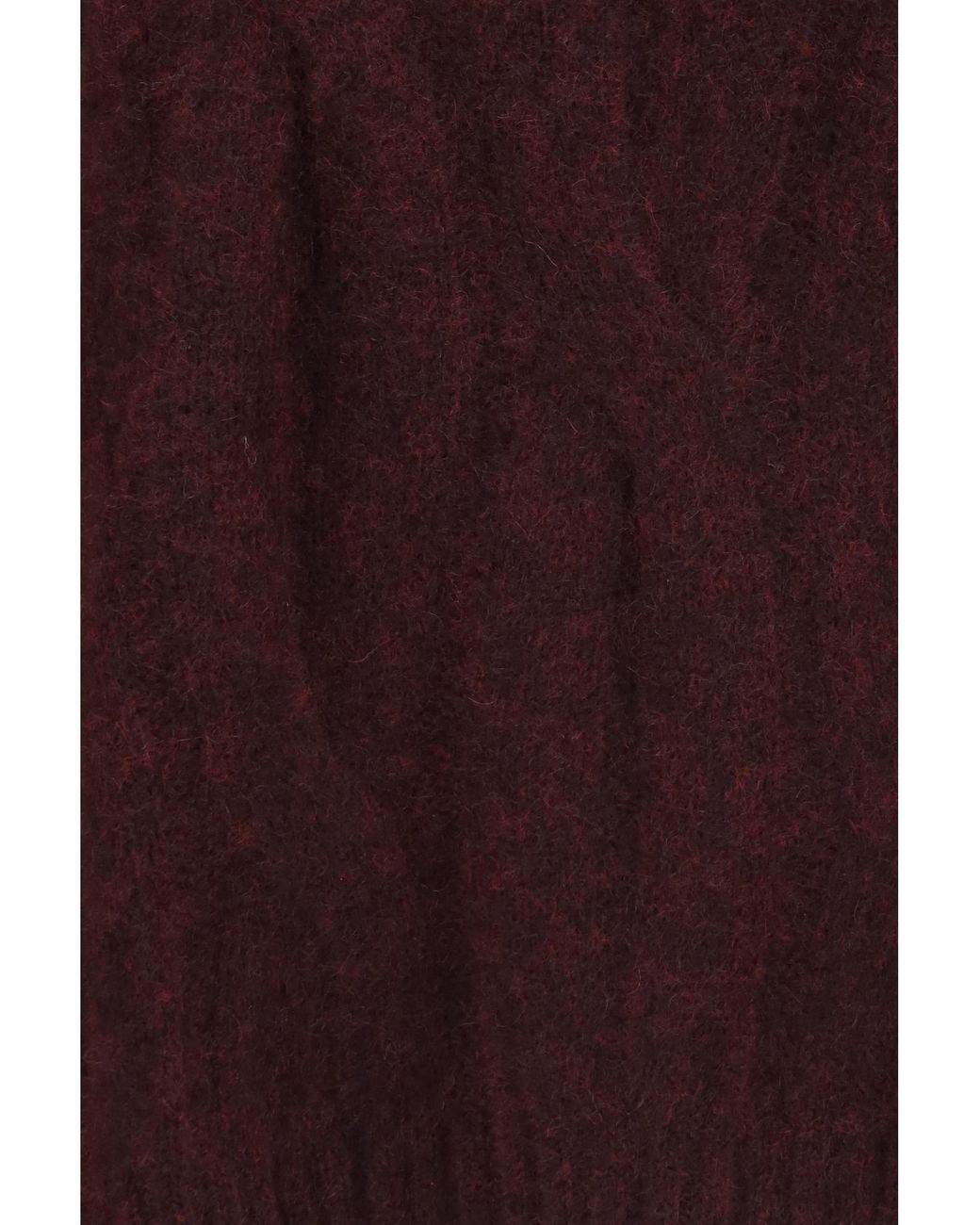 Allude Red Cashmere And Silk Sweater With Voluminous Sleeves Kashmir/Capra Hircus