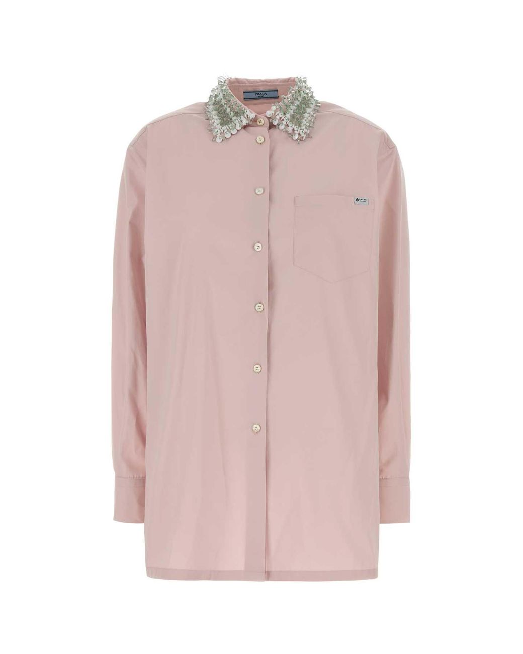 Prada Pink Poplin Shirt