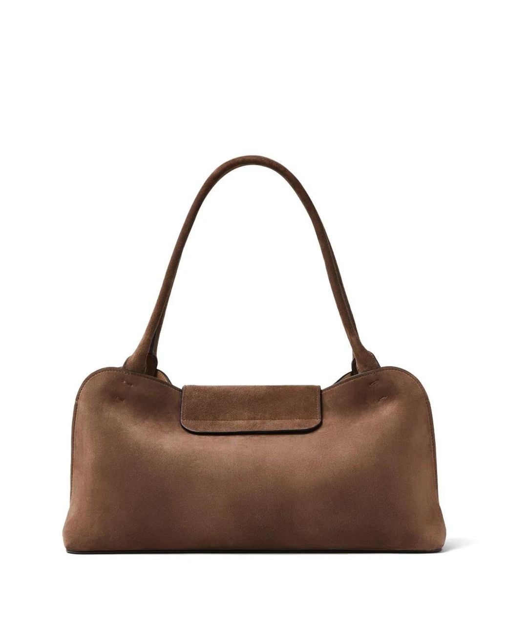 Versace Brown Genuine Calf Leather Handbag