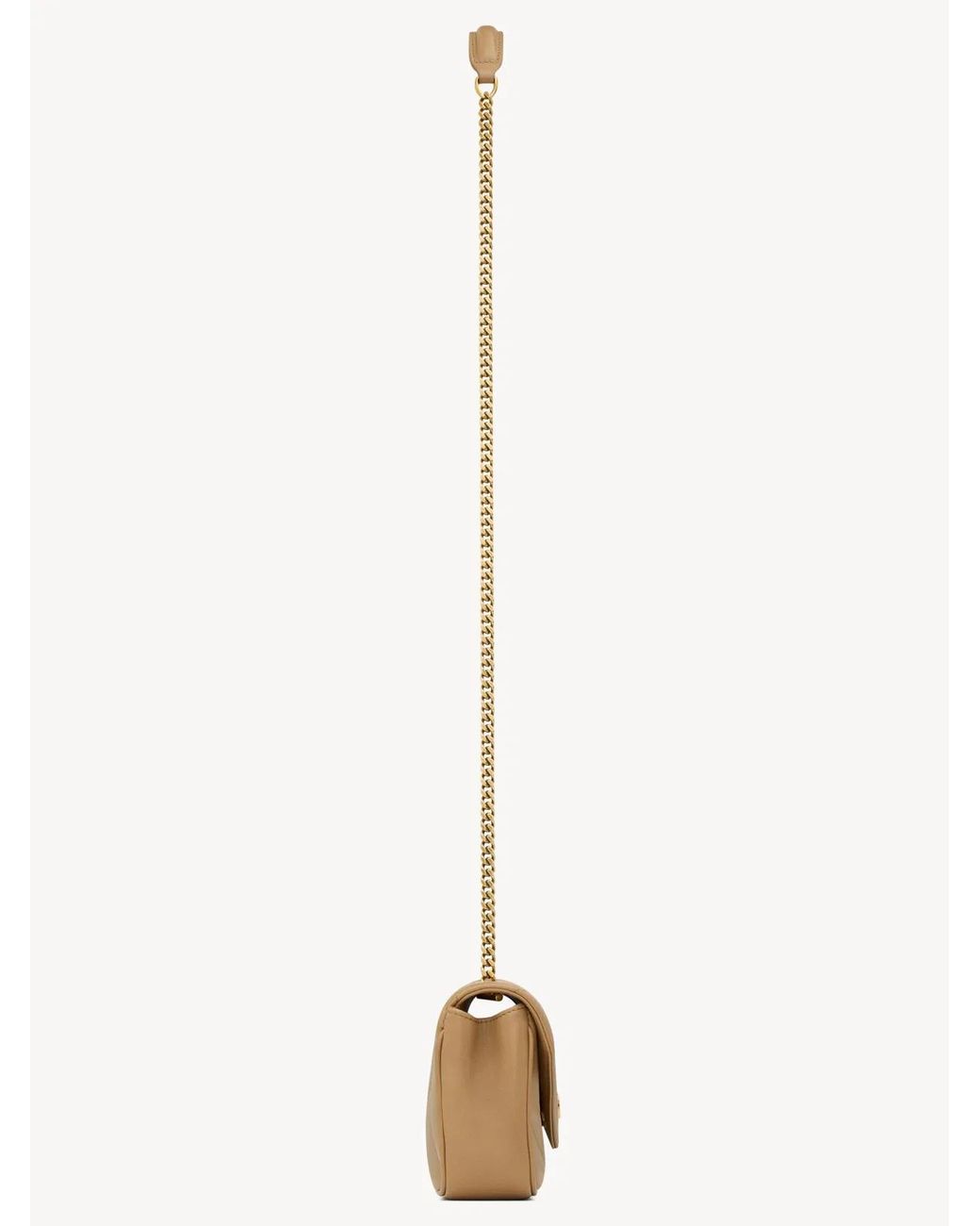 Saint Laurent Natural Shoulder Bags