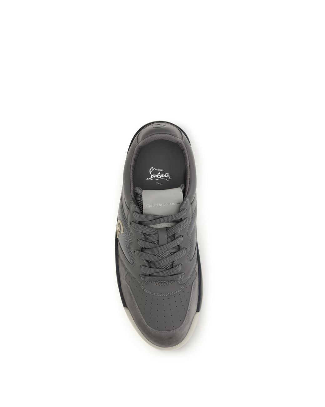 Christian Louboutin Gray Basketball 1 Retro Sneakers Phantom for men
