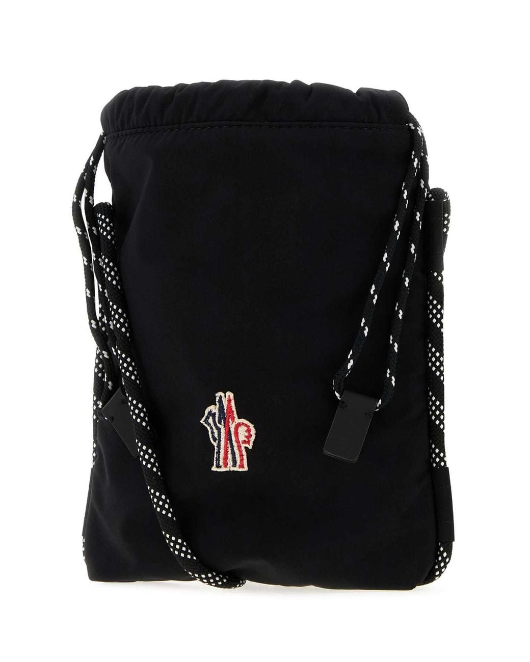 Moncler Black Makaio Mini Crossbody Bag With Adjustable Strap for men