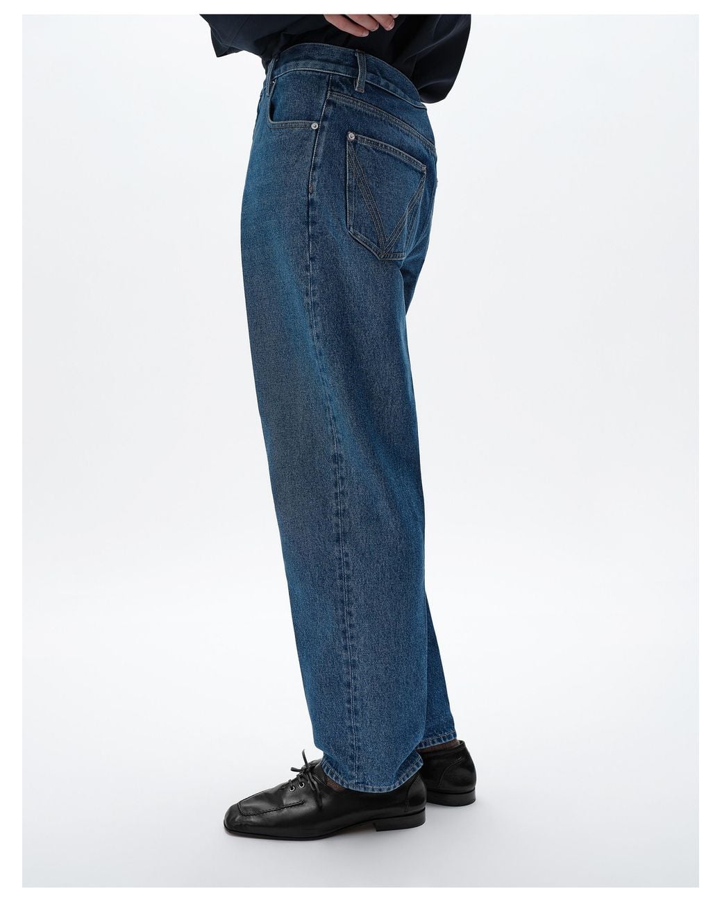 Bottega Veneta Blue Wide-Leg Jeans With A Medium Wash for men