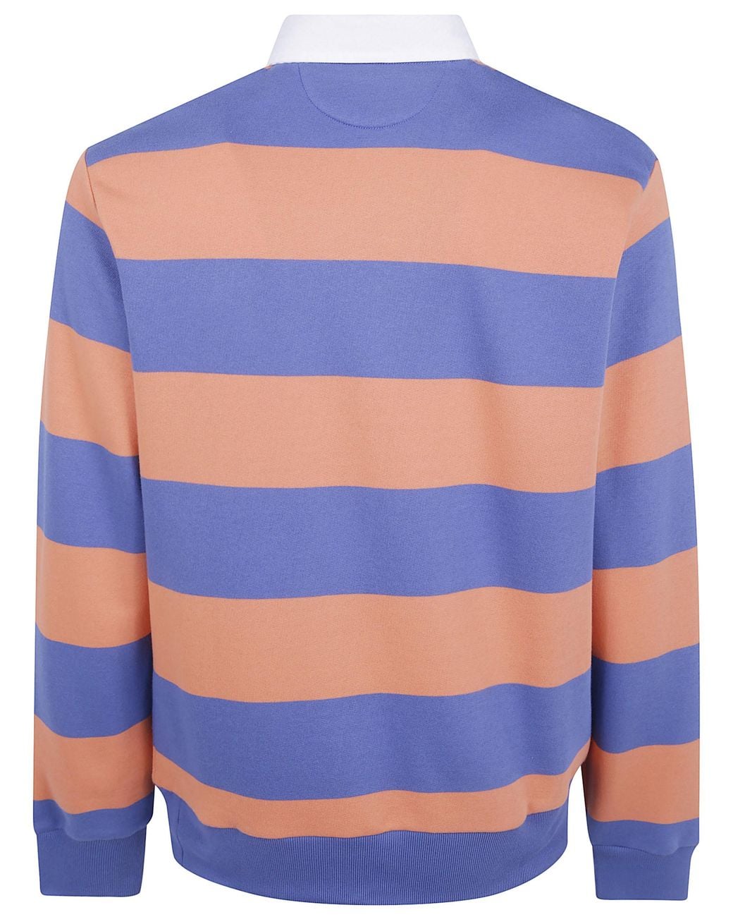 Polo Ralph Lauren Blue Knit Rugby Pullover for men