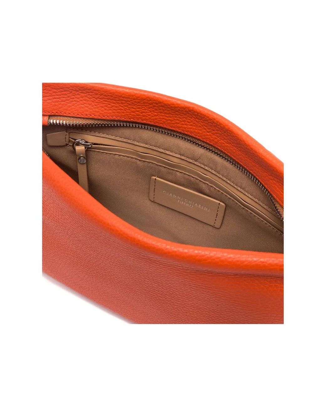 Gianni Chiarini Orange Brenda Clutch Bag