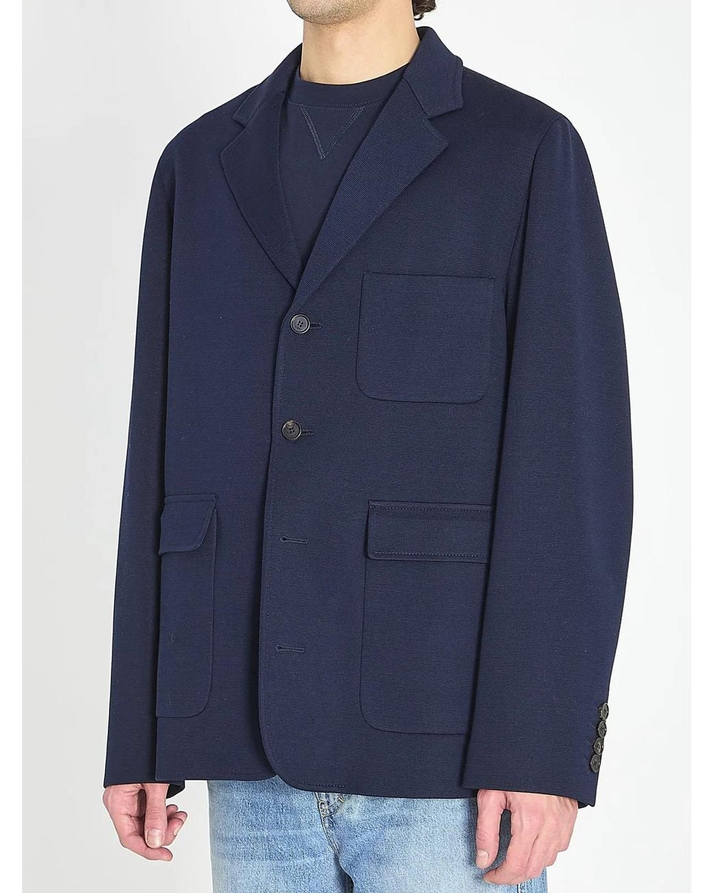 Gucci Blue Web Jacket for men