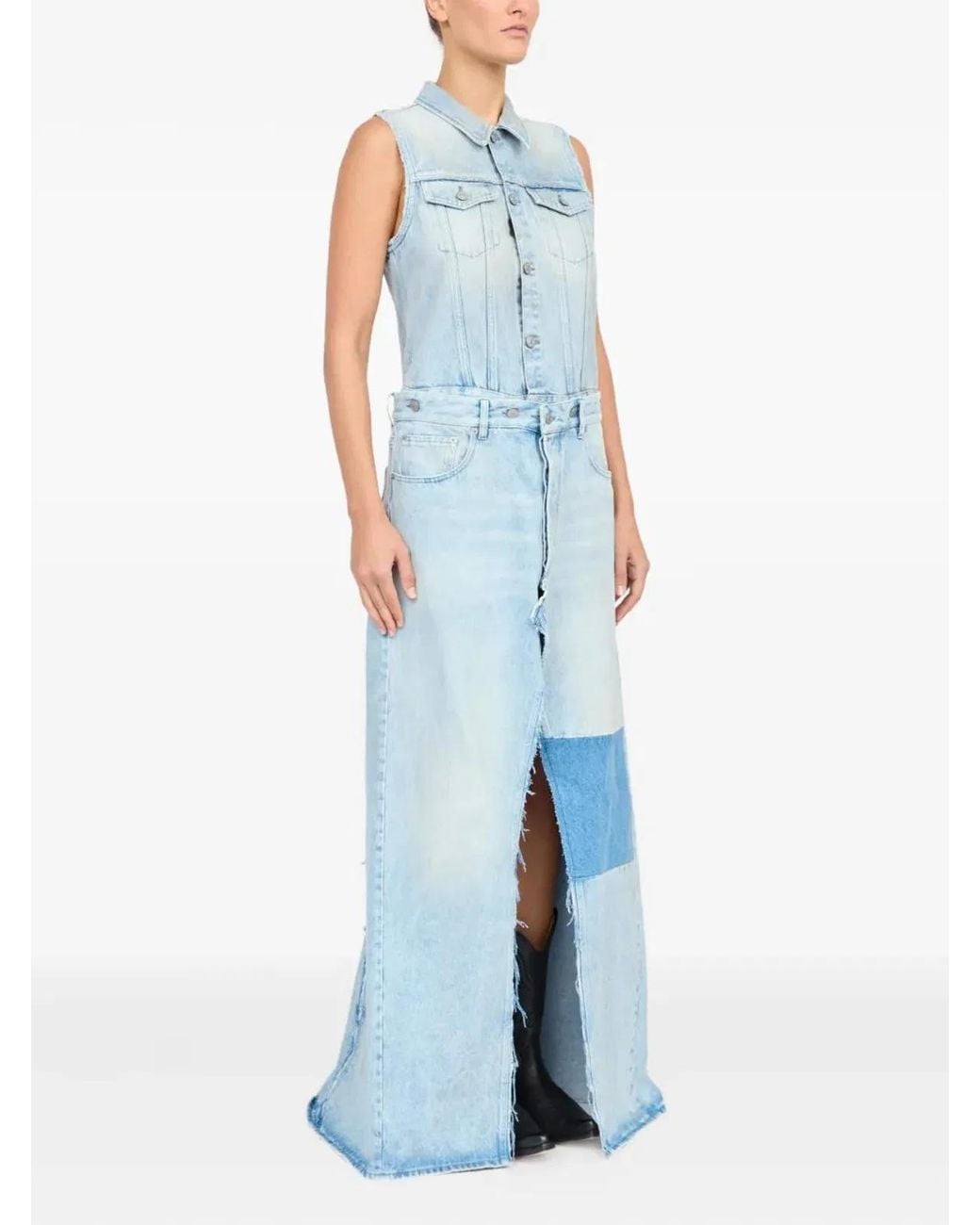 MM6 by Maison Margiela Blue Denim Dress