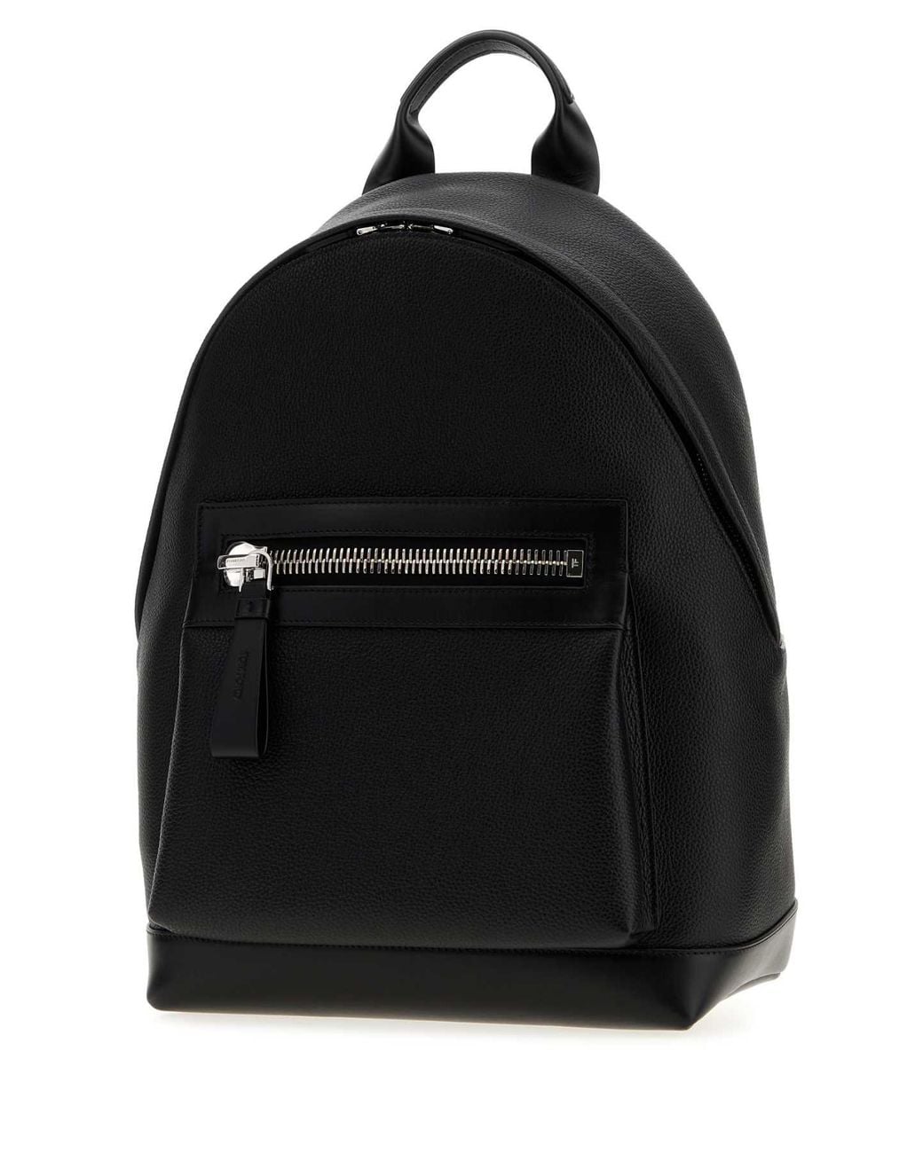 Tom Ford Black Leather Backpack for men