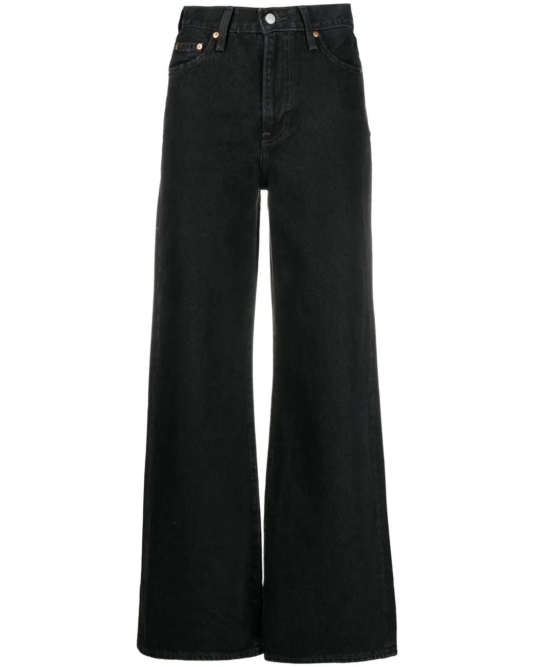 Levi's Black Ribcage Wide Leg