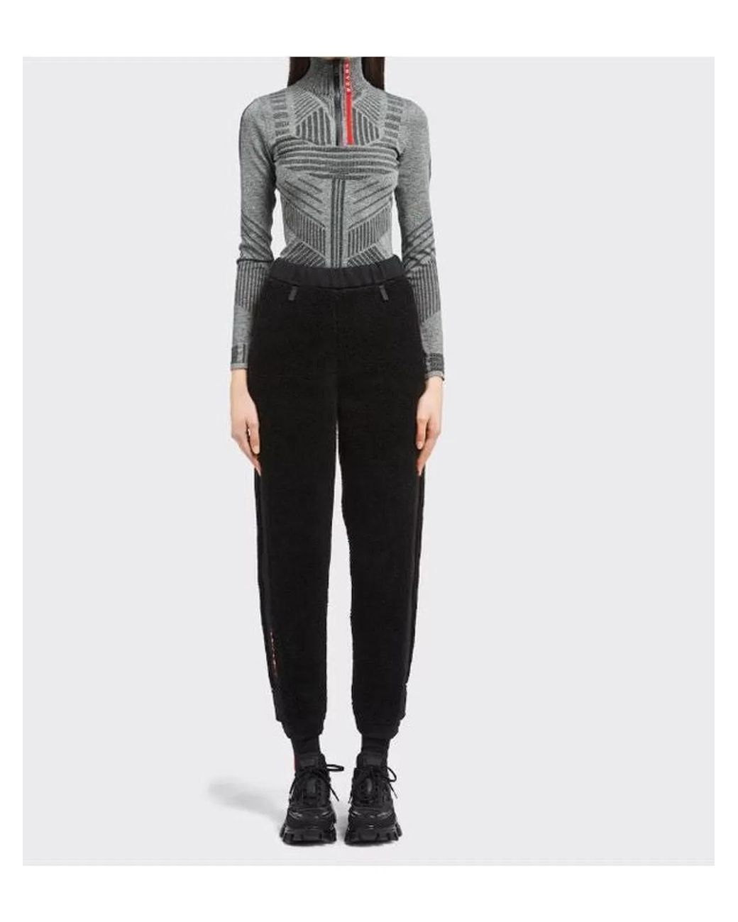 Prada Black Pantalone