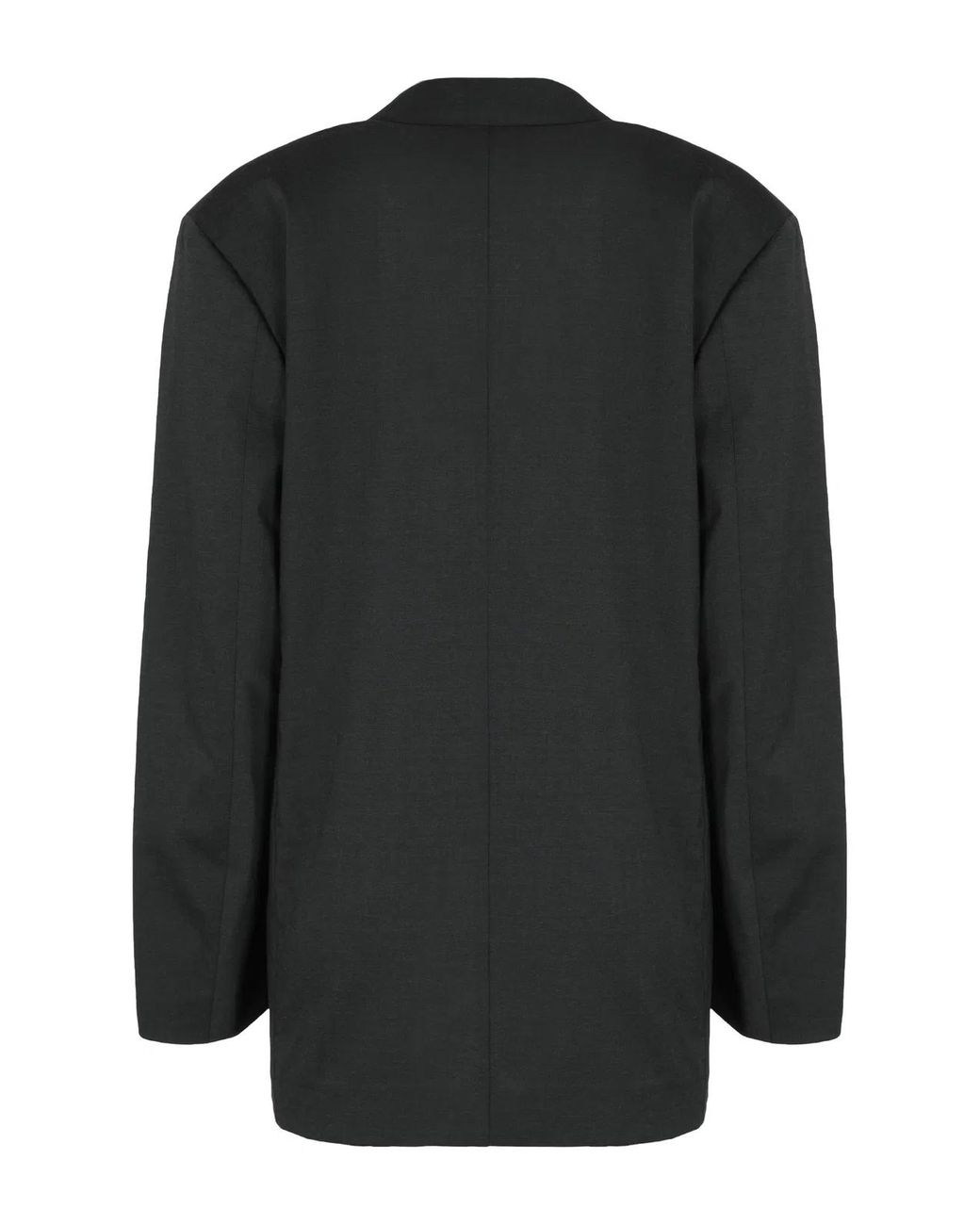Alberta Ferretti Black Double-Breasted Blazer