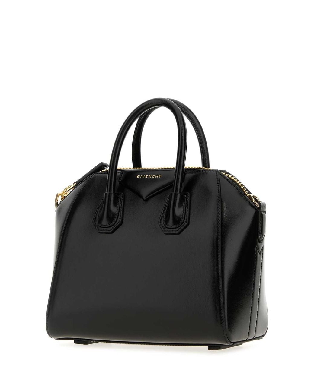 Givenchy Black Leather Mini Antigona Handbag