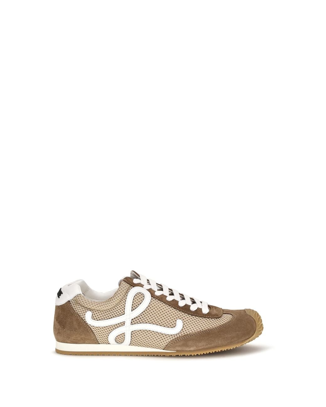 Loewe White Ballet Runner 2.0 Suede And Mesh Sneakers for men