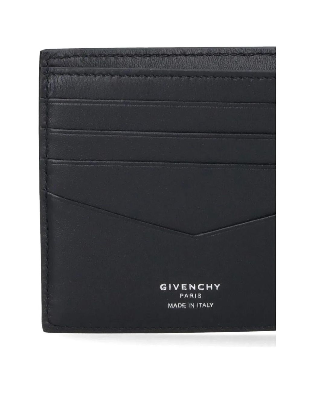 Givenchy Black Calf Leather Wallet for men