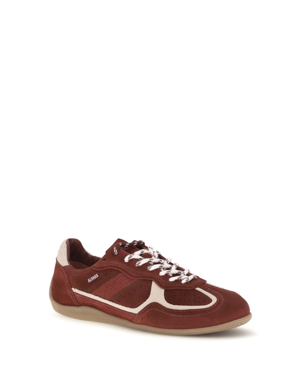 Alohas Brown Tb.91 Suede Leather Sneakers Upper: Suede; Sole: Rubber