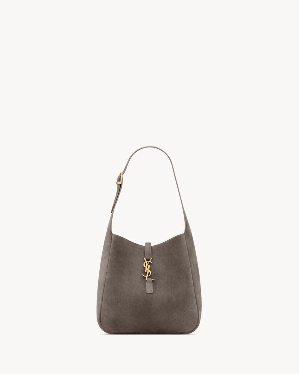 Saint Laurent Natural Small Le 5 À 7 Suede Bag