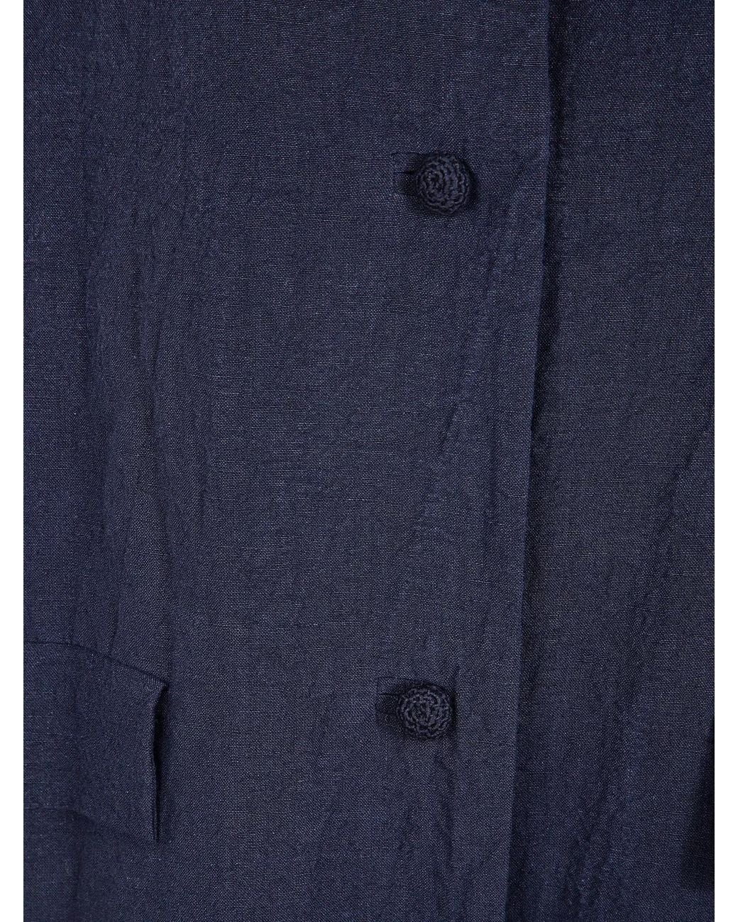 Daniela Gregis Blue "Tartaruga" Coat