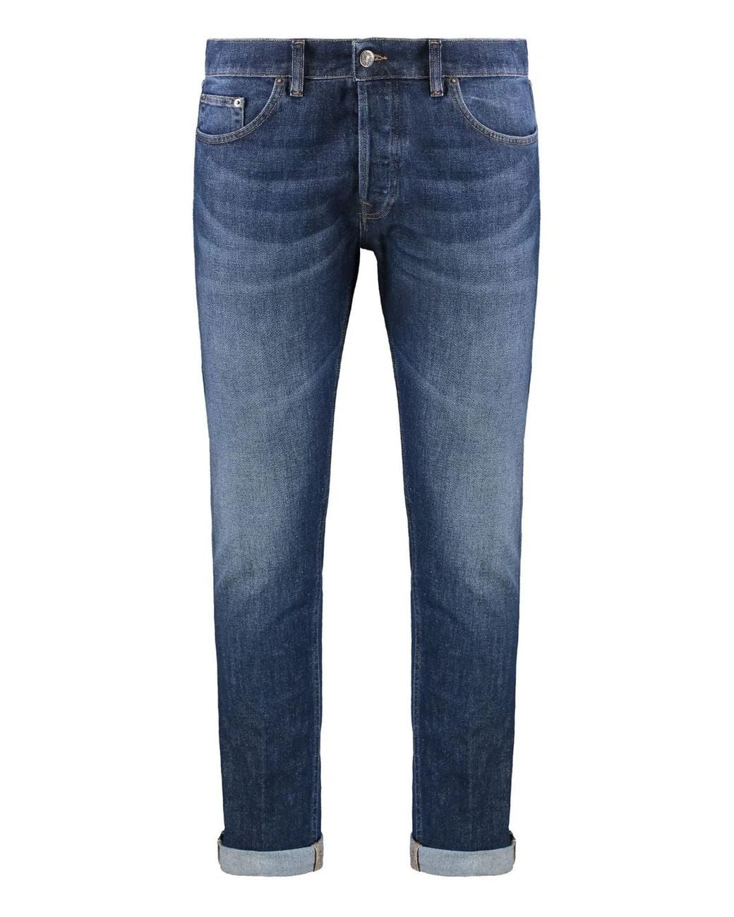 Dondup Blue Icon Regular Fit Jeans for men