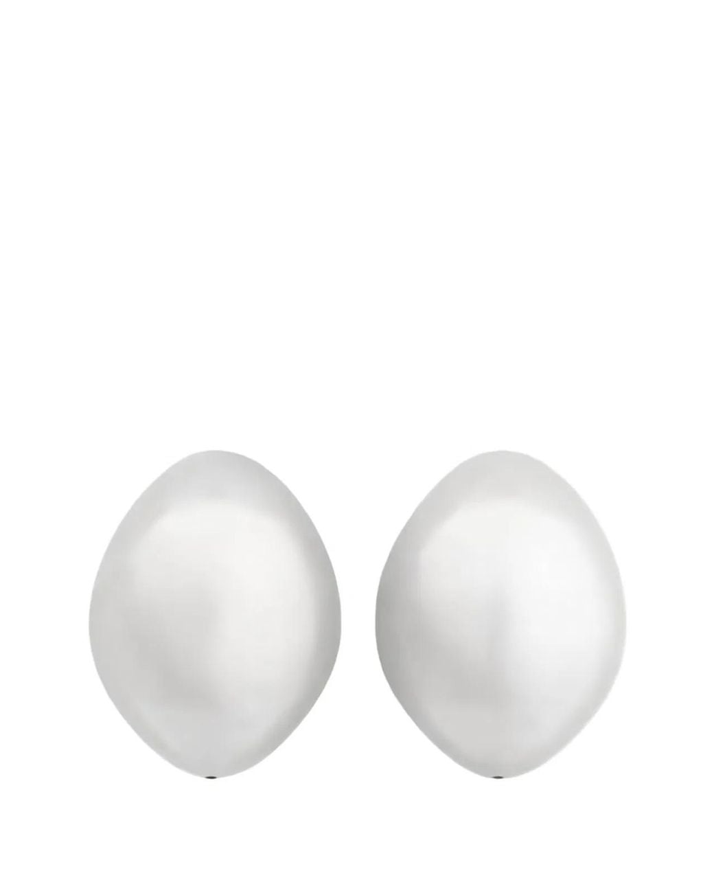 Soeur White Tone Stud Engraved Bijoux