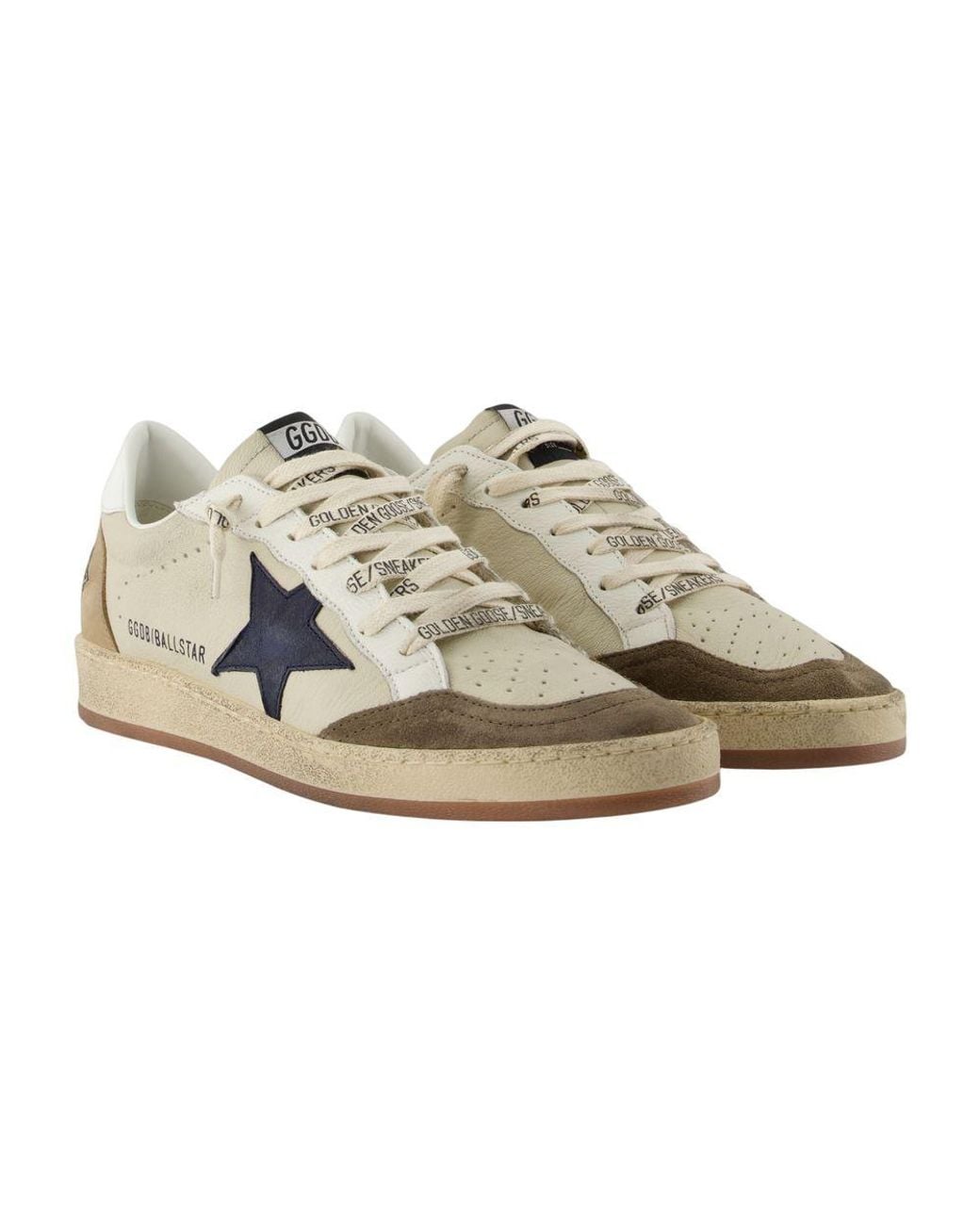 Golden Goose Deluxe Brand White Sneakers Ball Star for men