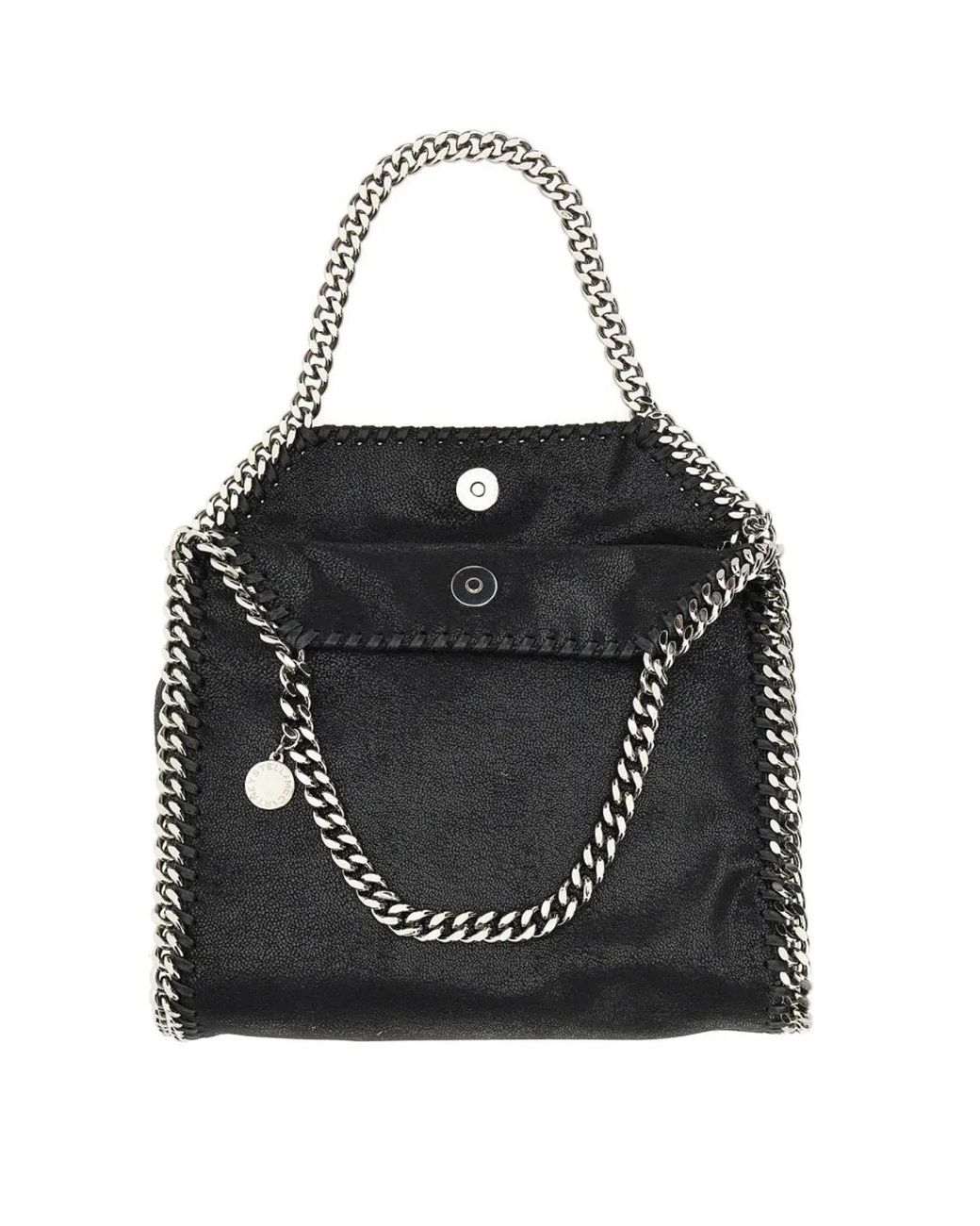 Stella McCartney Black Eco-Friendly Mini Falabella Tote
