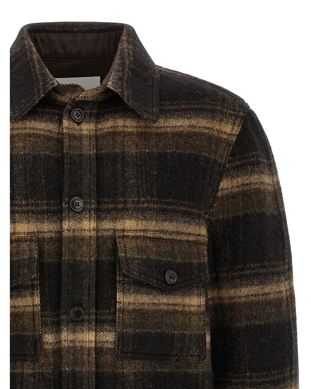 Isabel Marant Black 'Kervon' Wool Overshirt for men