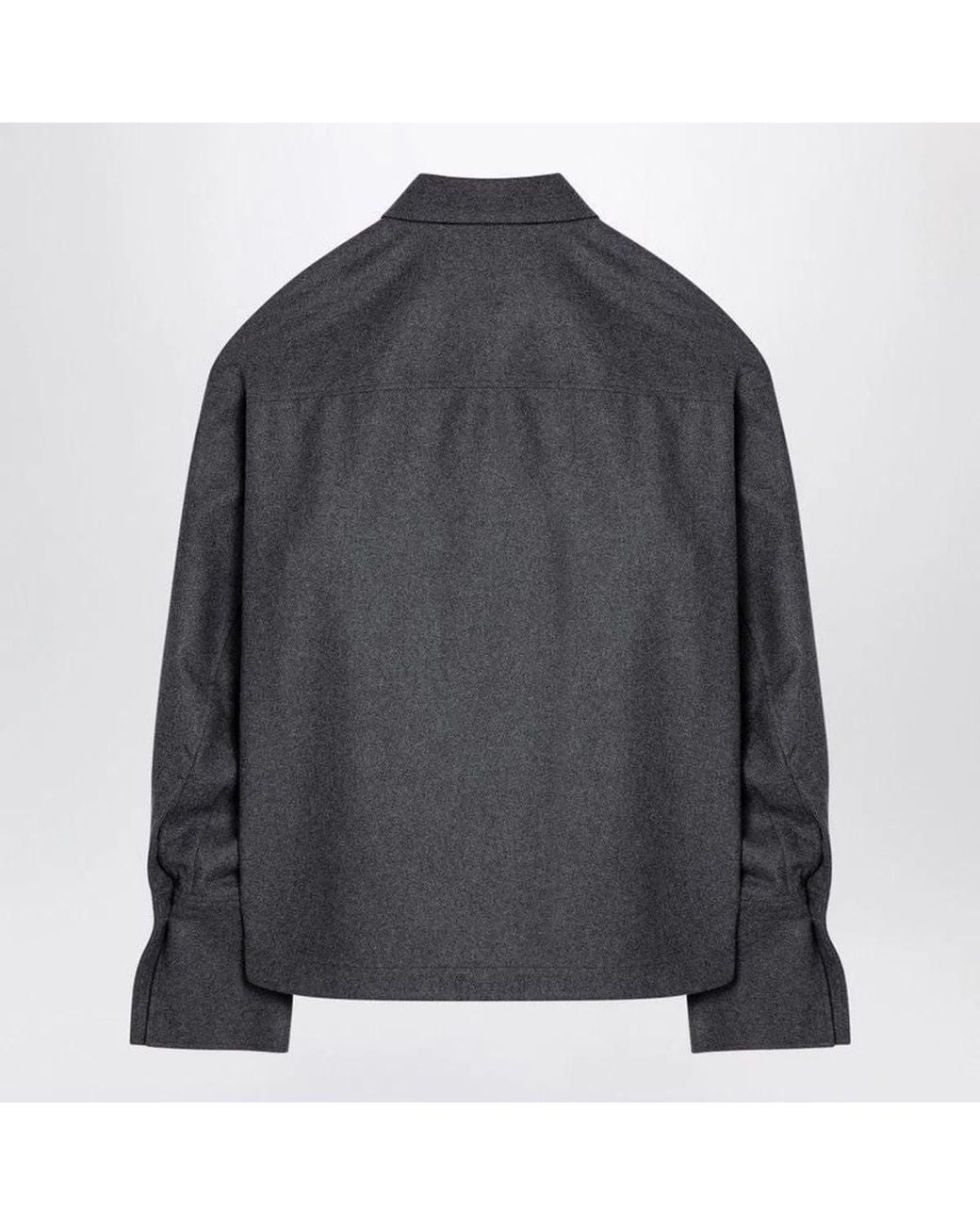 The Attico Gray Eliza Shirt