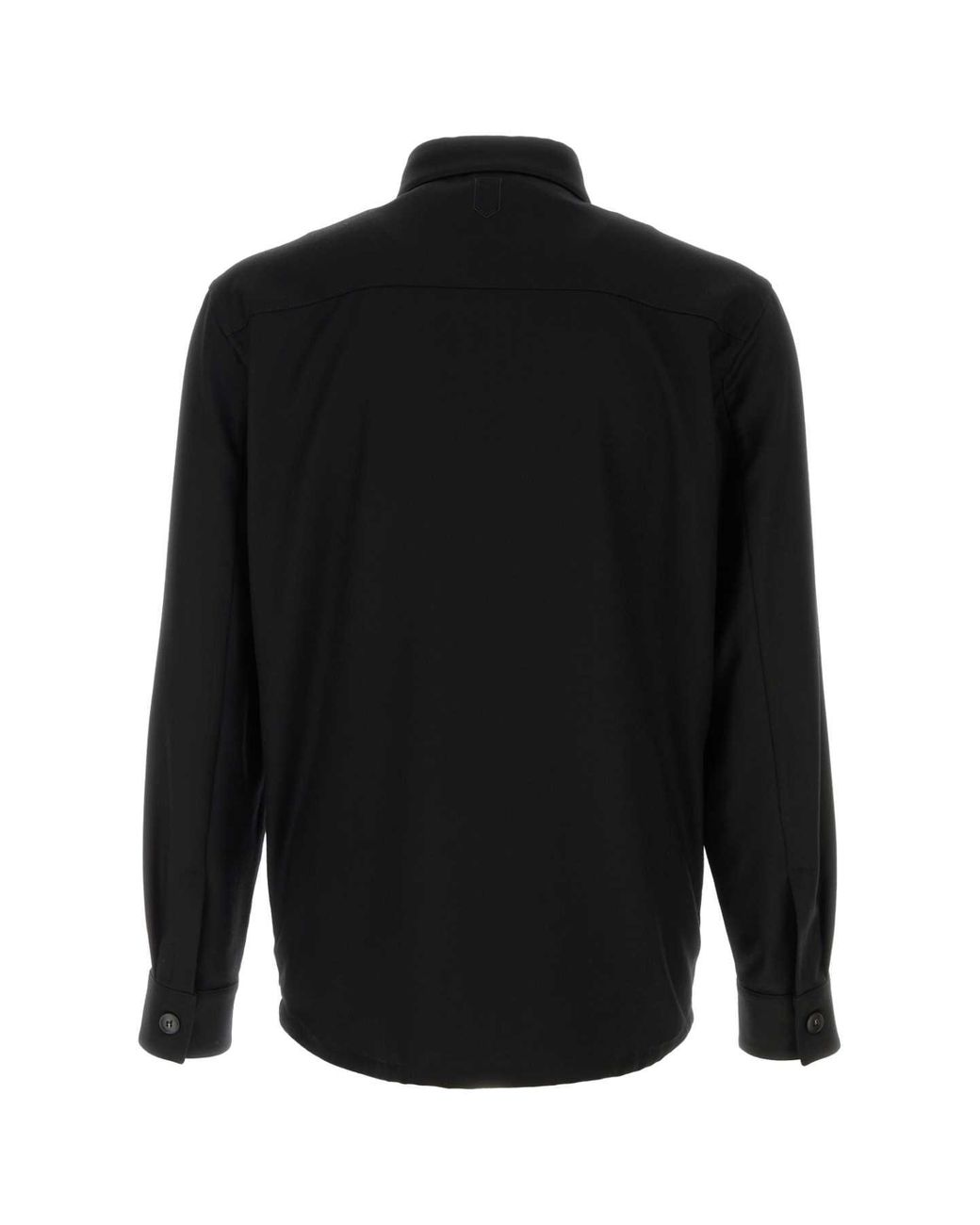 Canali Black 100% Wool Shirt for men