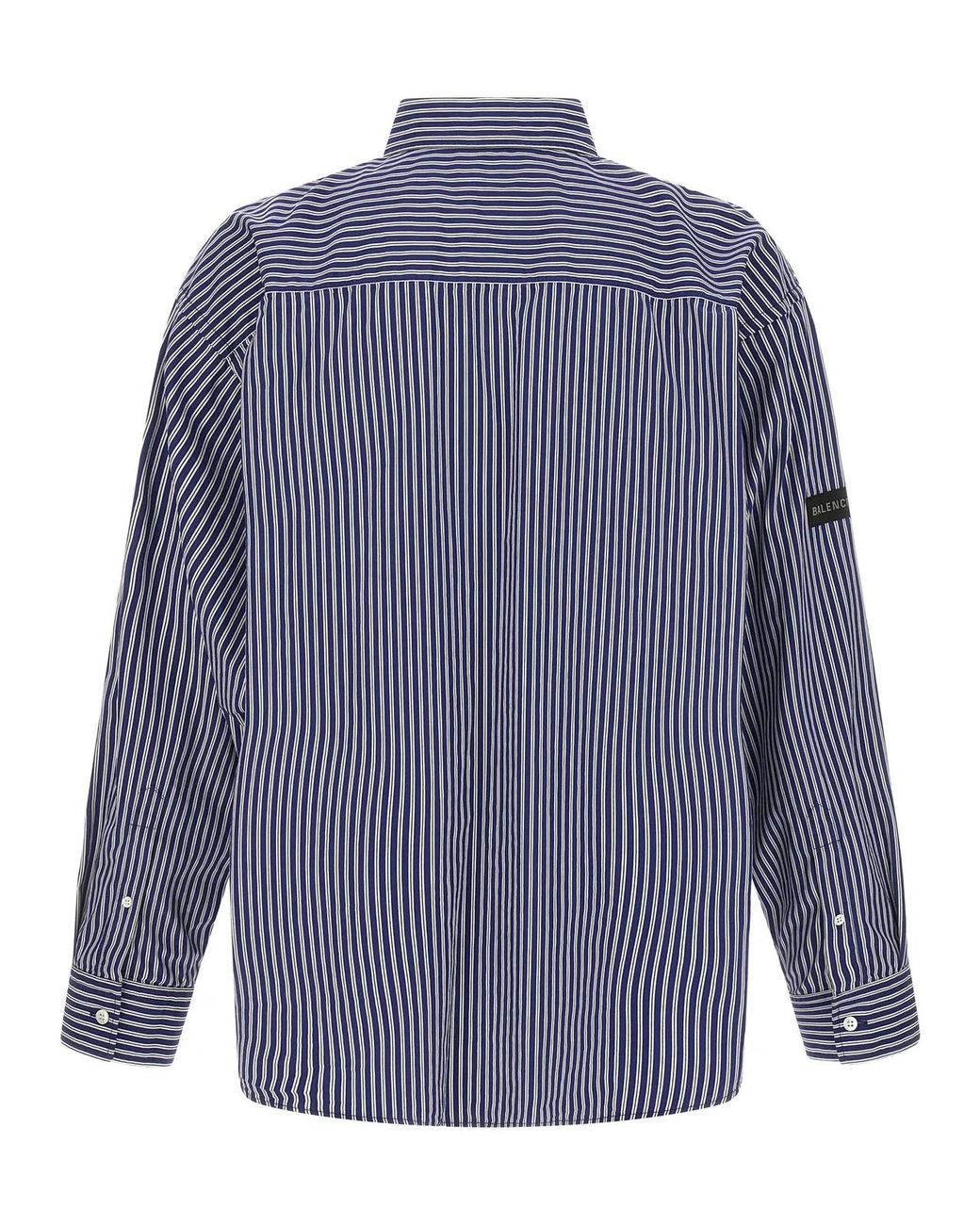Balenciaga Blue Striped Shirt for men