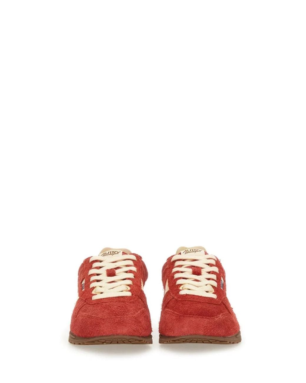 Autry Red Windspin Low Sneakers